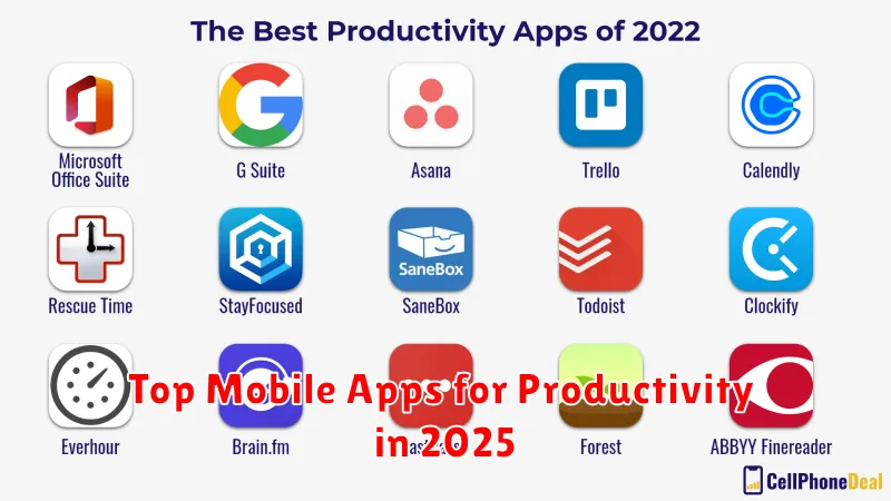 Top Mobile Apps for Productivity in 2025